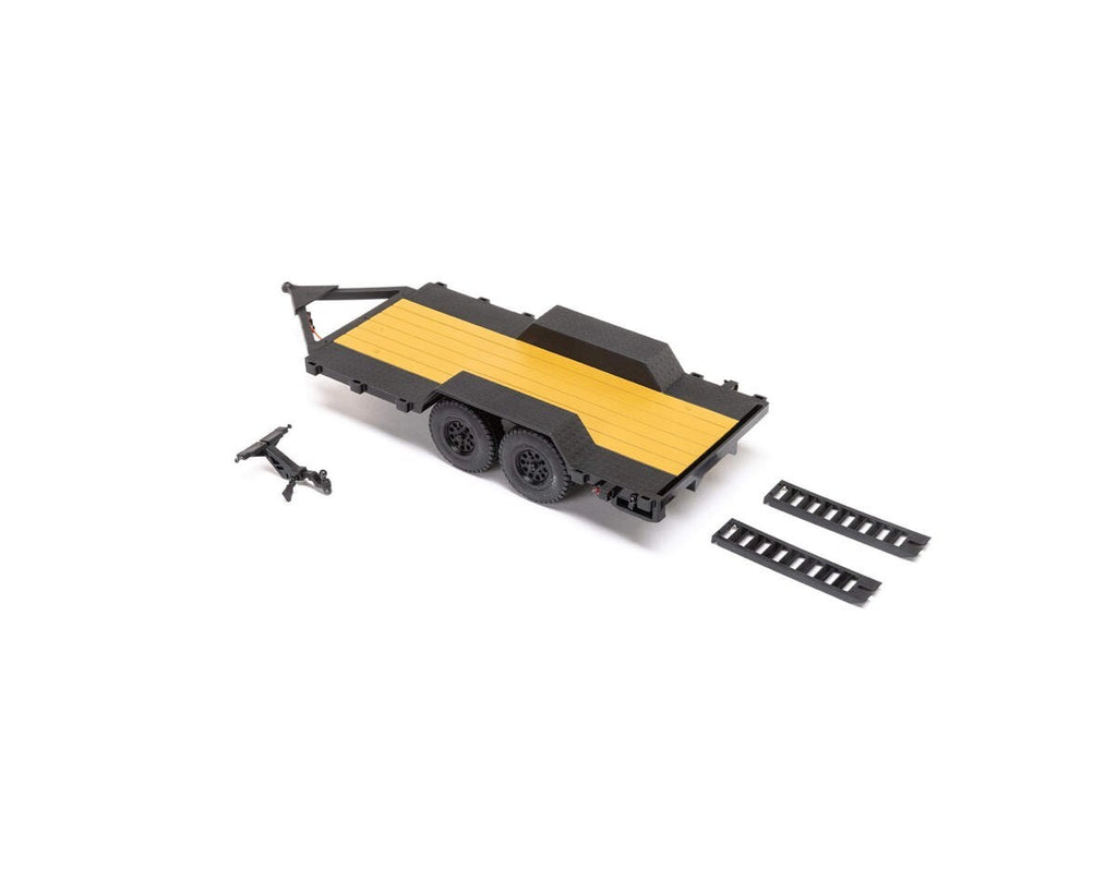 Axial SCX24 1/24th Scale Flat Bed Mini Vehicle Trailer w/LED Taillights AXI00009