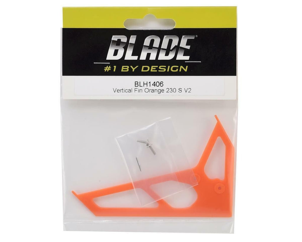 BLH1406 Vertical Fin (Orange) Replacement Part for Blade 230 S 230S V2 RC Heli