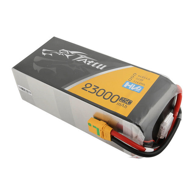 Tattu 22.8V 25C 6S 23000mAh Lipo Battery With XT90-S XT90 Plug For UAV Drone