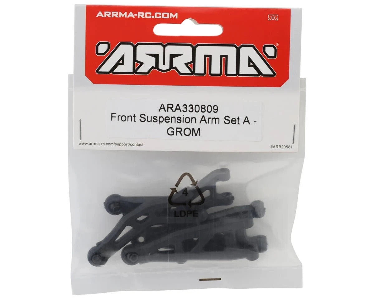 ARRMA ARA330809 1/18th Scale Front Suspension Arm Set A GROM Granite 330809