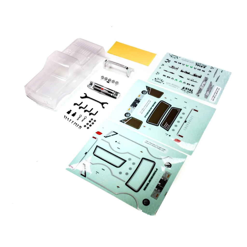 Axial Clear Body Precut SCX24 1/24 Scale Chevy C10 AXI200001 Replacement