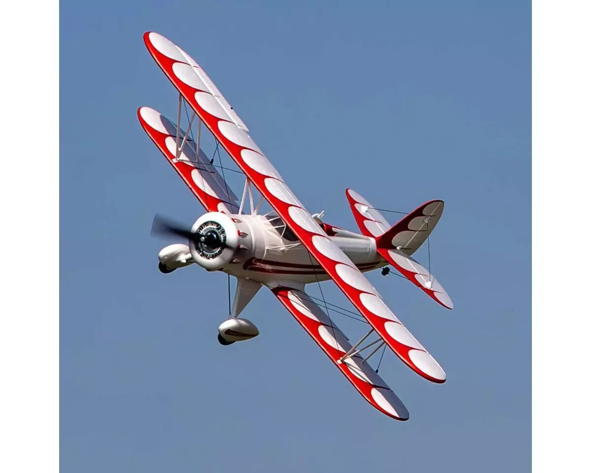 E-flite EFlite UMX Waco BNF Basic Electric RC Airplane 550mm White EFLU53550