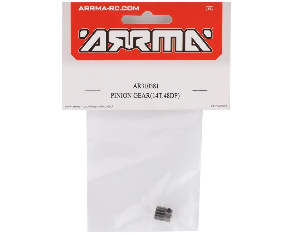 Arrma 4x4 48P Pinion Gear 14T 14 Tooth ARA310381 : Granite Mega RC Monster Truck