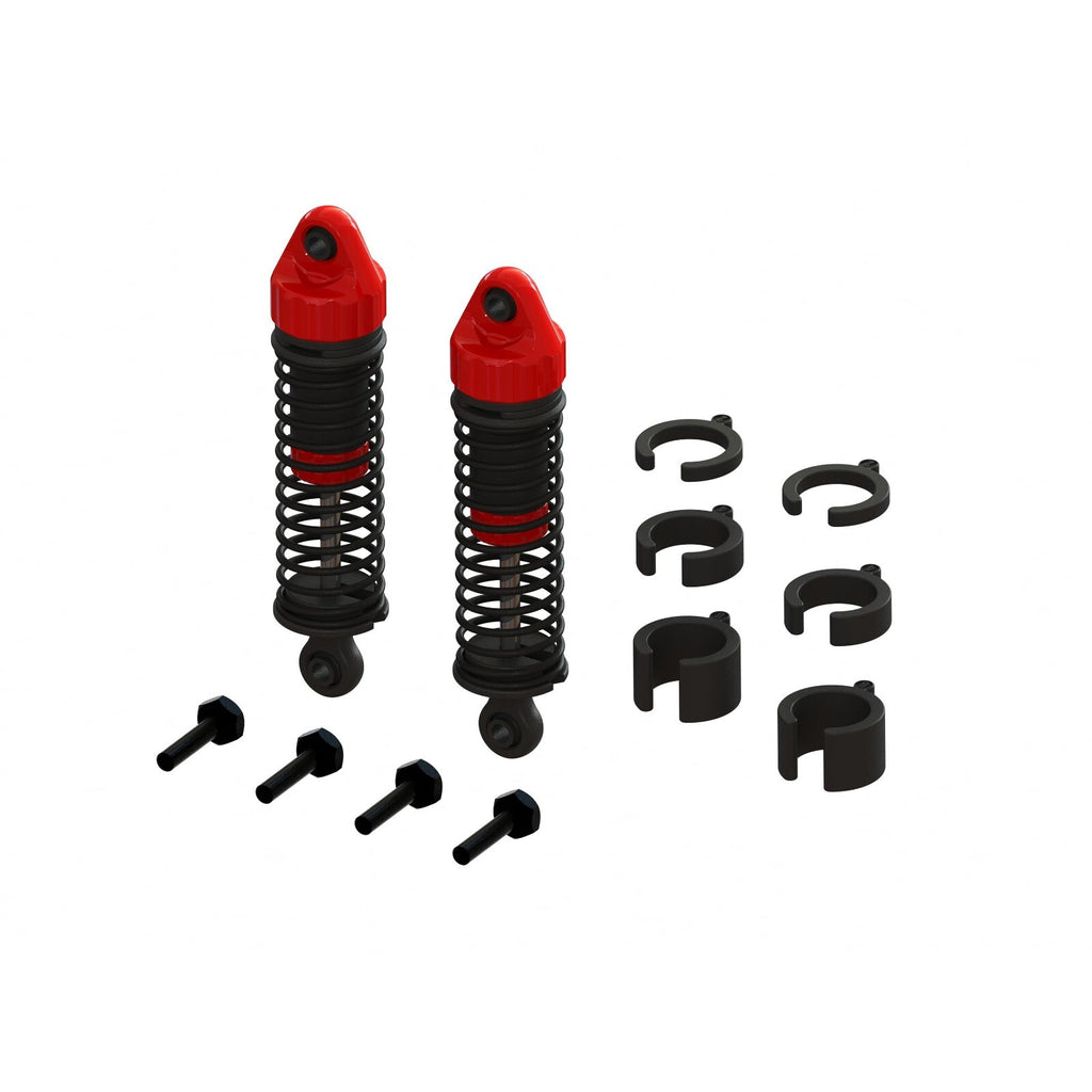 ARRMA ARA330806 330806 Shock Set, 58mm Length, 300CST Oil 2PCS GROM Mojave