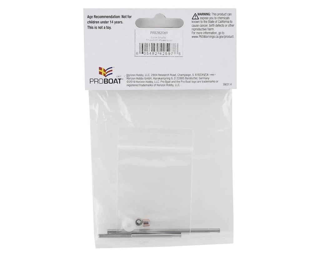 Pro Boat ProBoat P1 17 inch Power Boat Replacment Drive Shafts PRB282069