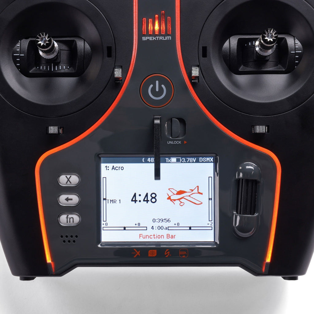 Spektrum NX7e+ 14-Channel DSMX Transmitter Only Black Edition SPMR7120