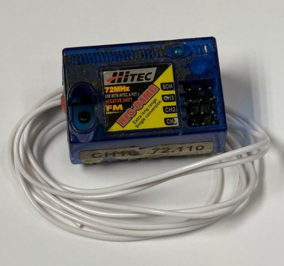 Hitec HFS04MG Negative Shift 72mhz RC Airplane Micro Receiver : Futaba Hitec