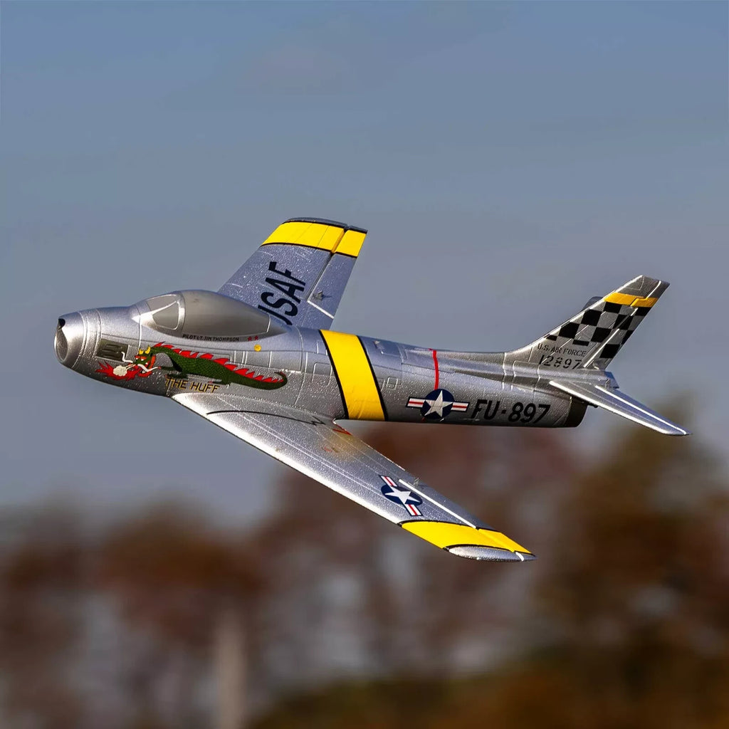 E-flite EFlite UMX F86 F-86 Sabre EDF BNF Bind in Fly Basic RC Airplane EFLU7050