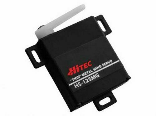 4 Pack Hitec HS-125MG Slim Metal Gear Wing RC Glider Servo HS125MG / HS125-MG