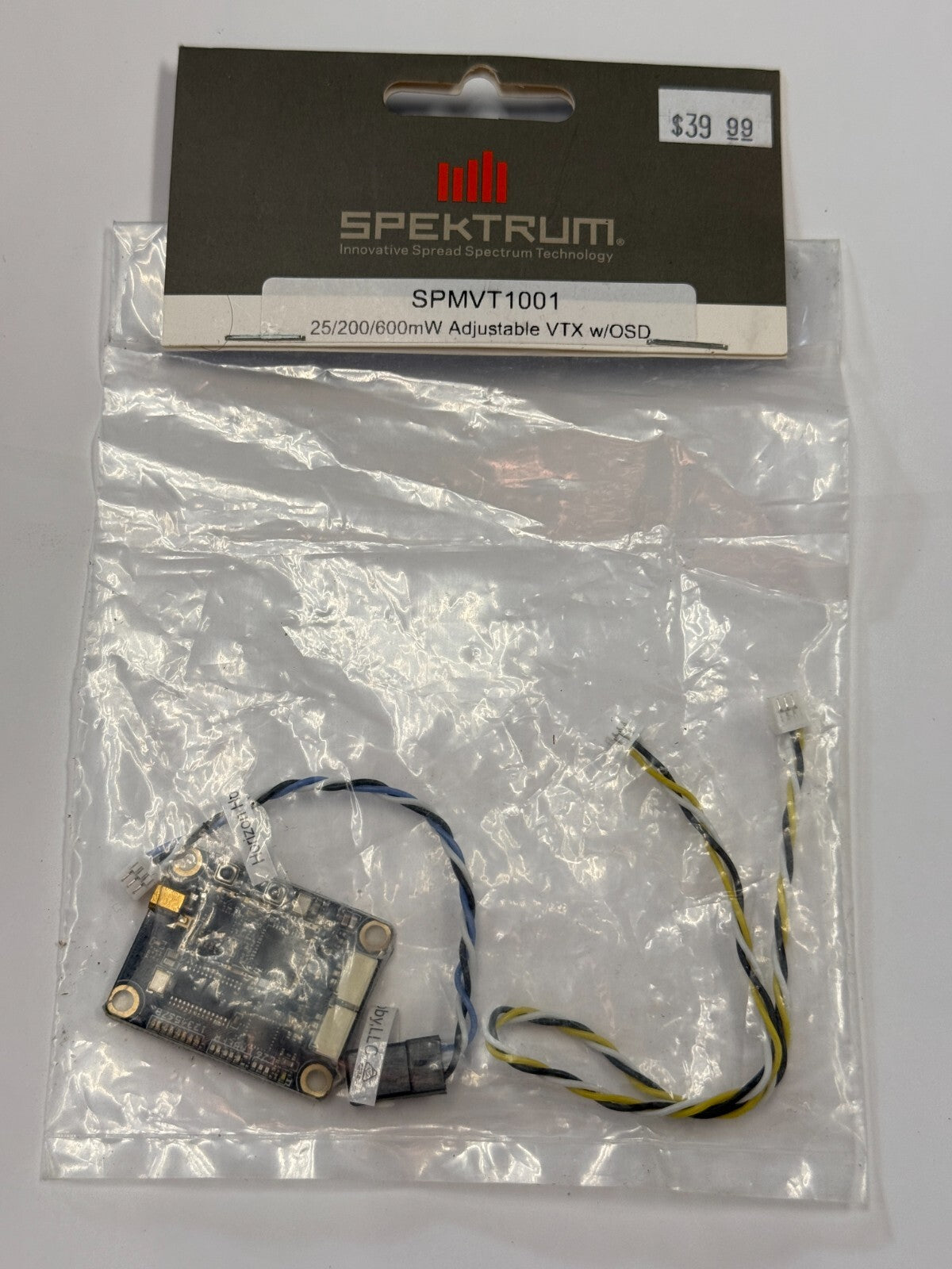 Spektrum 25/200/600mW Adjustable VTX Video Transmitter with OSD SPMVT1001