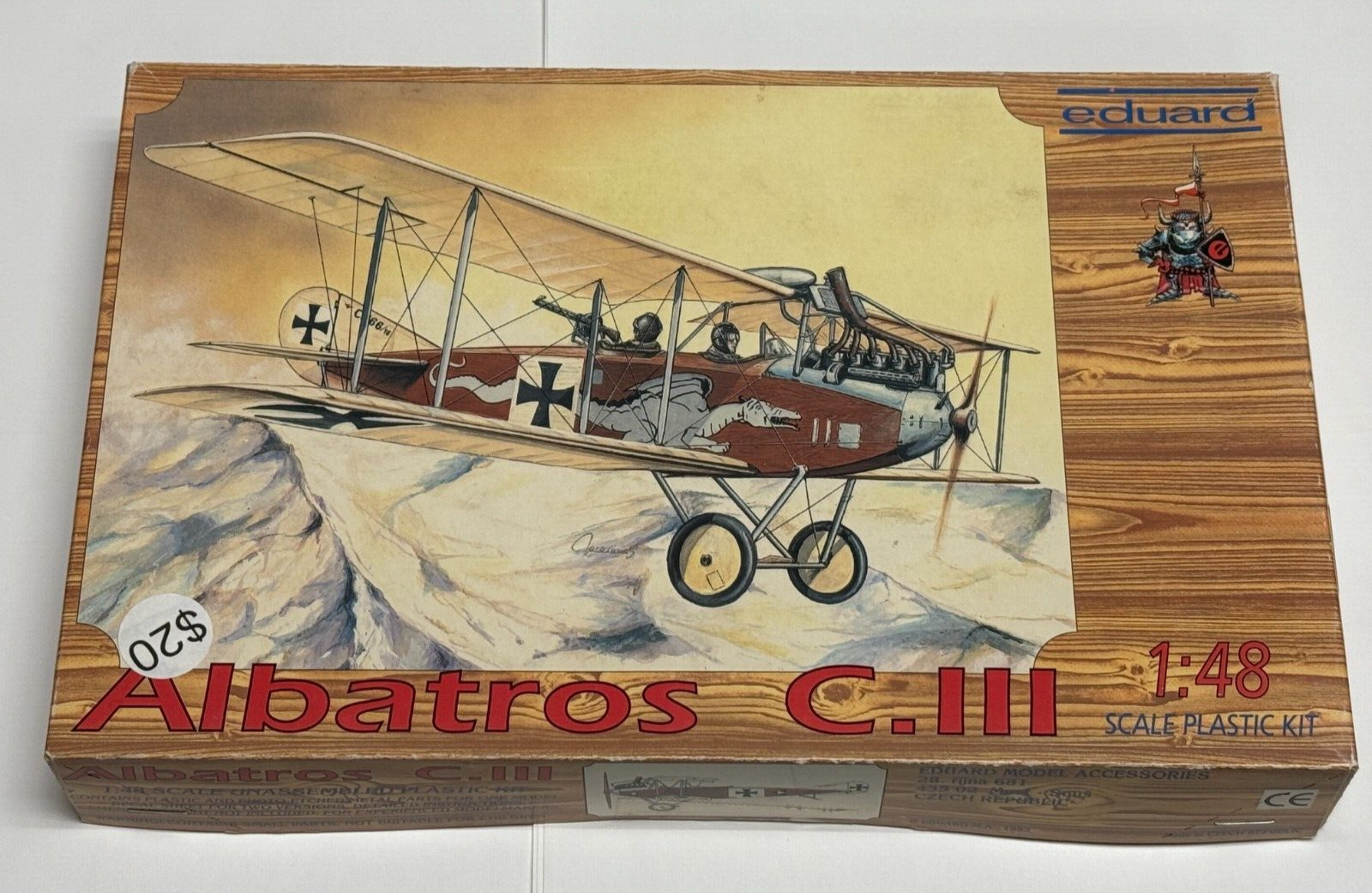 Eduard 1/48 1:48 Scale Albatros C.III CIII Part # 8009 Plastic Model