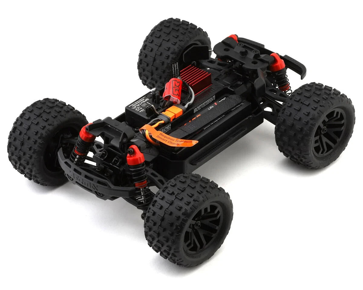 Arrma Granite Grom MEGA 4WD 380 Brushed 1/18 Monster Truck RTR (Red) w/SLT2