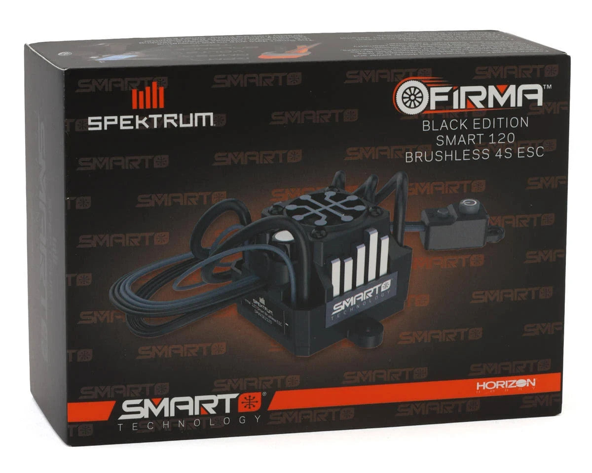 Spektrum Firma 120 Black Edition Brushless Smart ESC Speed Control SPMXSE2120