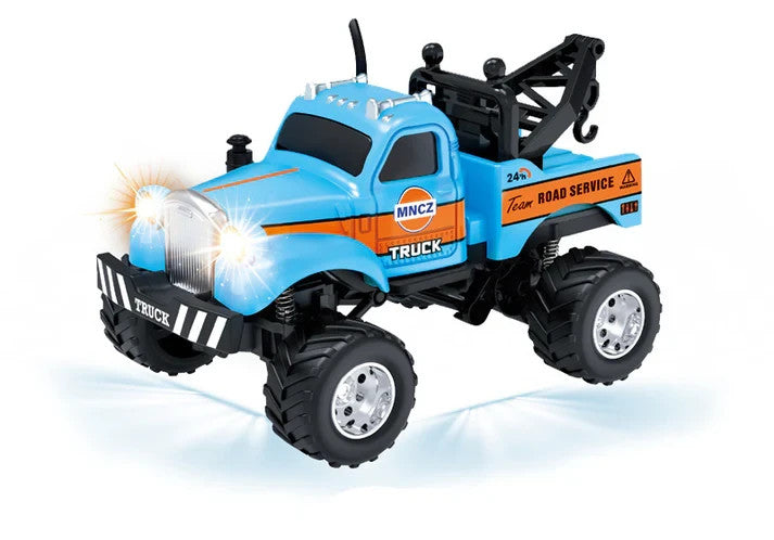 1:64 R/C Q-version Rescue Vehicle With APP control HG4-230 Blue