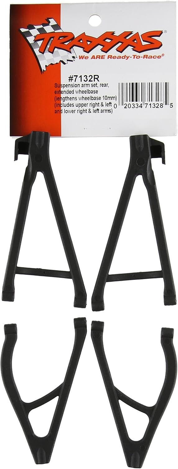 Traxxas 7132R Rear Extended Suspension Arms (4) Original New In Package
