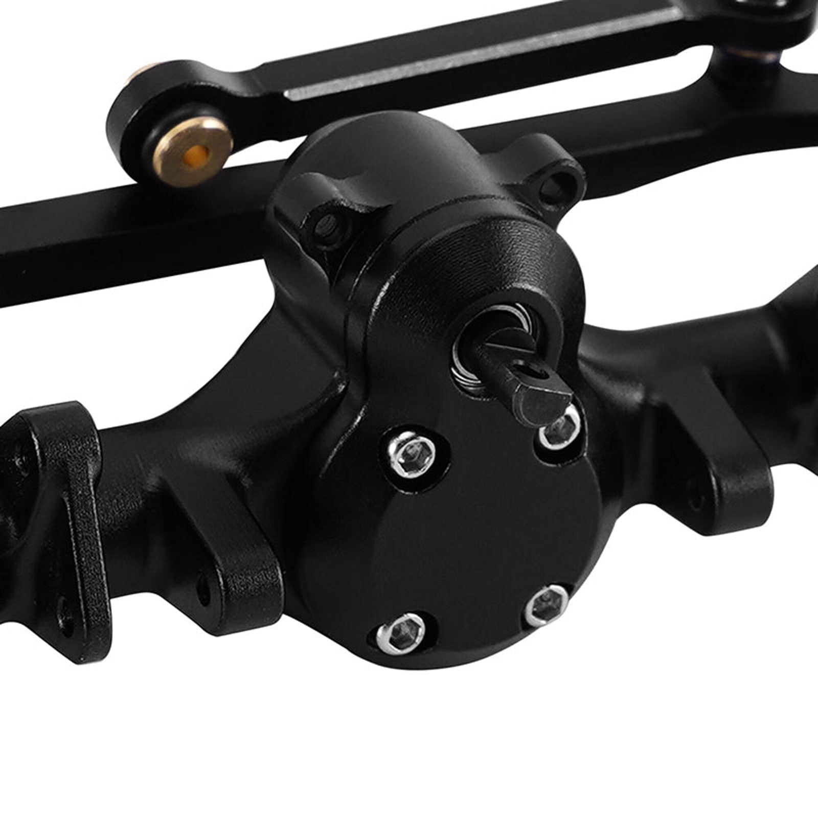 INJORA 4M-104BKFR +5mm Diamond Portal Axles Lay Down Servo TRX-4M Black