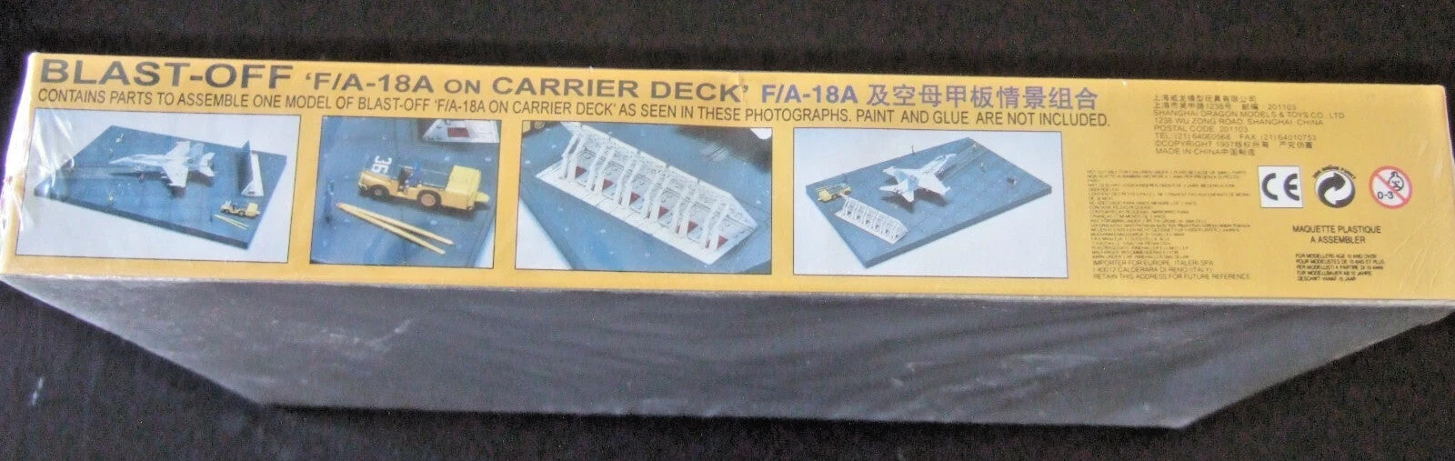 SHANGHAI DRAGON BLAST-OFF 'F/A-18A on Carrier Deck 1:144 Air Combat Series 4003
