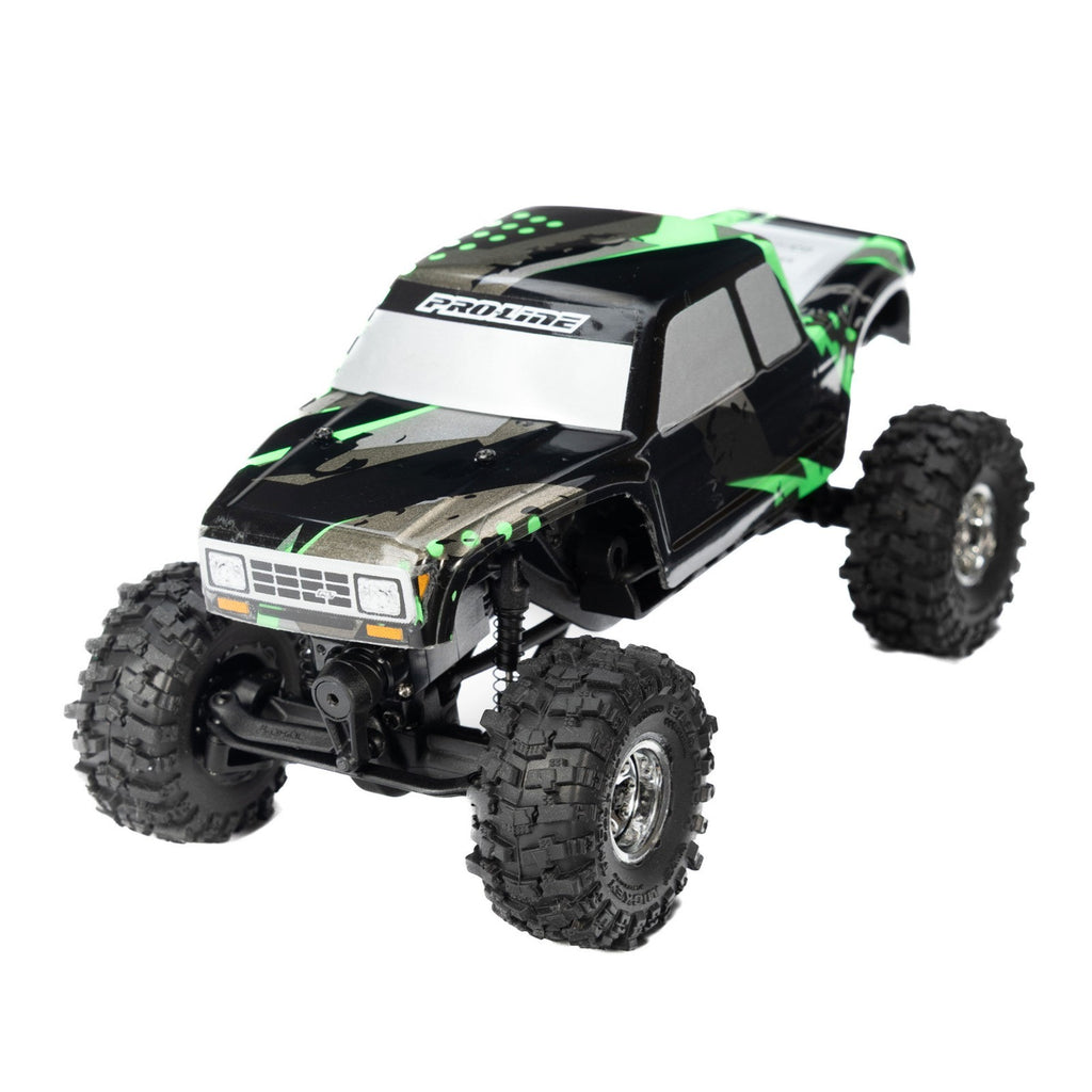 PRO1025110 1/30 Baja Pro X Front/Rear Mounted Chrome Beast Tires (4) Axial SCX30