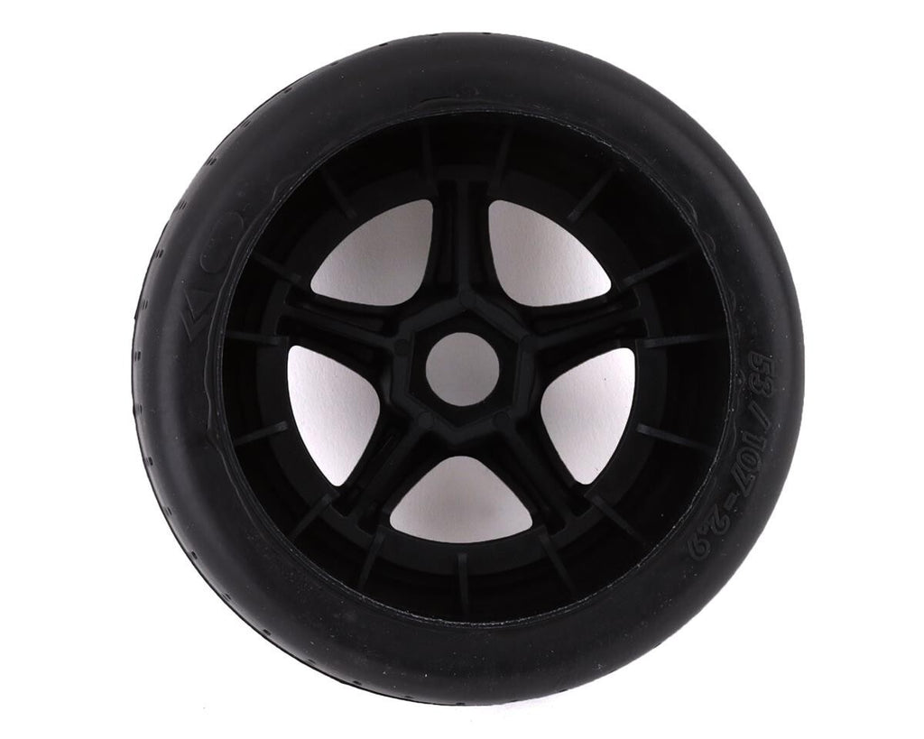 Arrma DBoots Hoons 53/107 2.9 Belted 5-Spoke Pre-mounted Tires (2) White 550073