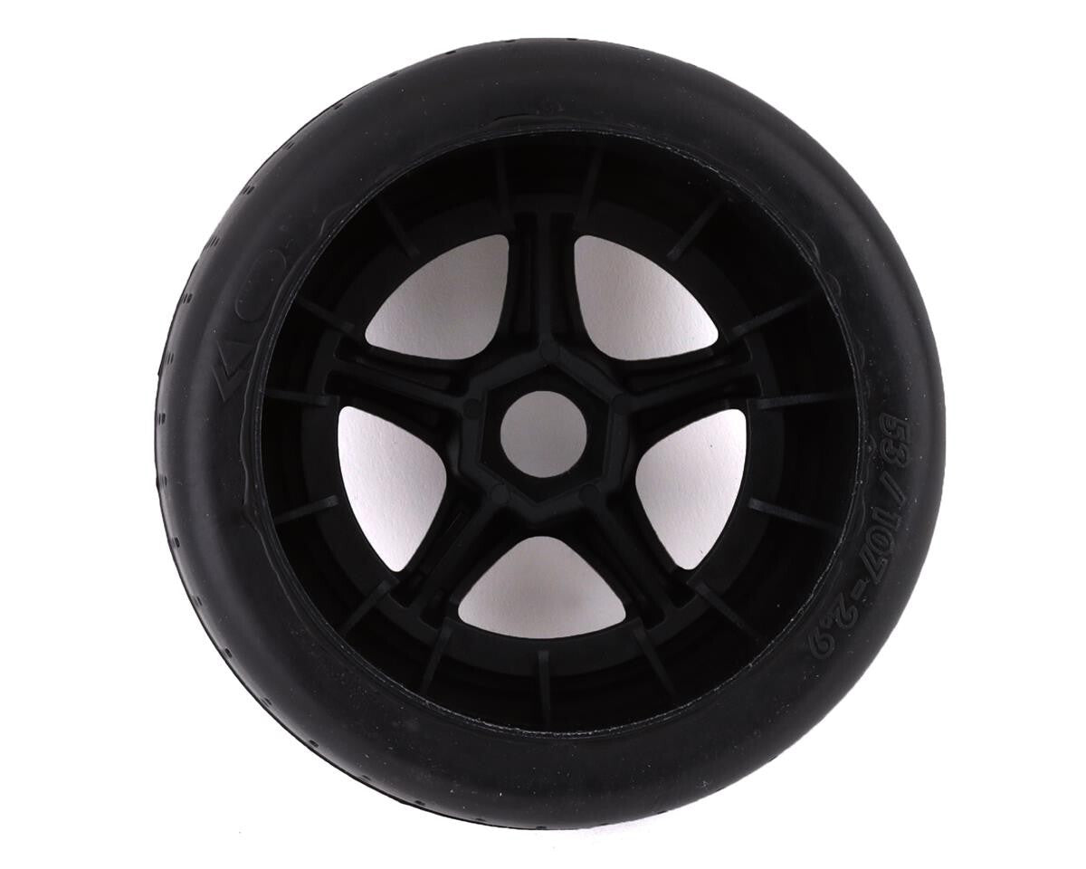 Arrma DBoots Hoons 53/107 2.9 Belted 5-Spoke Pre-mounted Tires (2) White 550073