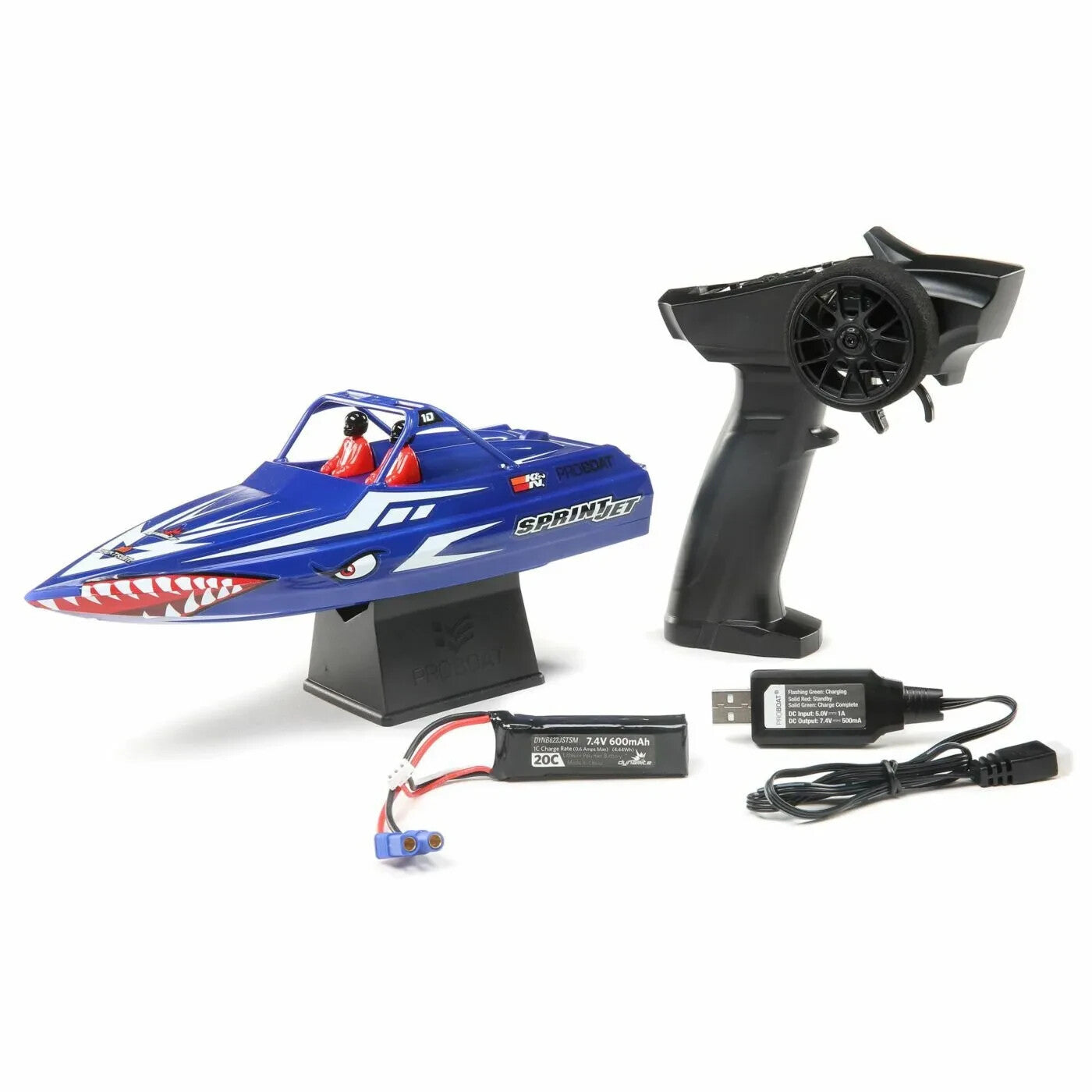 Pro Boat Sprint Jet 9 Inch RTR Ready To Run Electric Jet Boat Blue : SprintJet