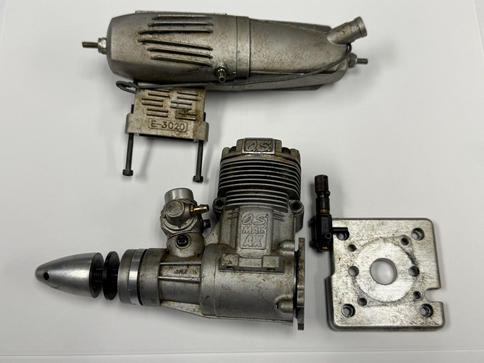 Nice OS 46 .46 AX Two 2 Stroke Nitro RC Airplane Engine With Muffler 46AX