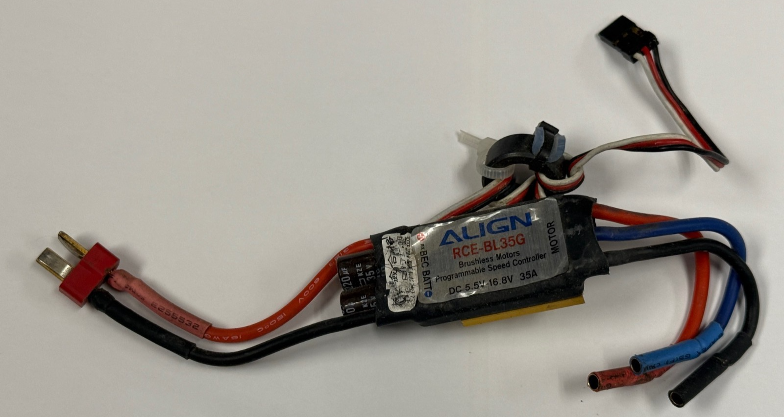 Align T-REX Trex RCE-BL35G 35 Amp Brushless ESC RCEBL35G : 450