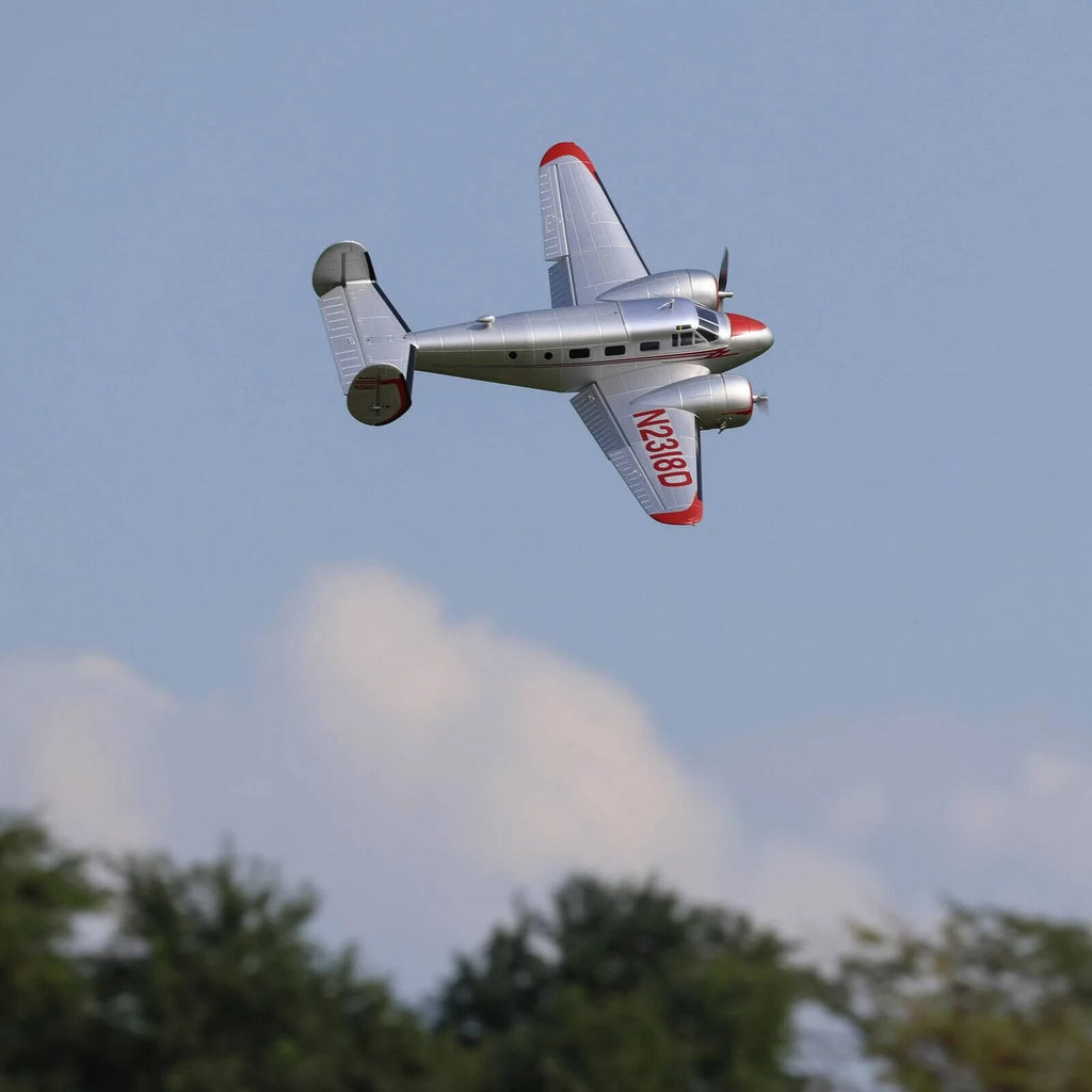 E-flite EFlite Beechcraft D18 1.5m Plug in Play PNP Electric RC Airplane