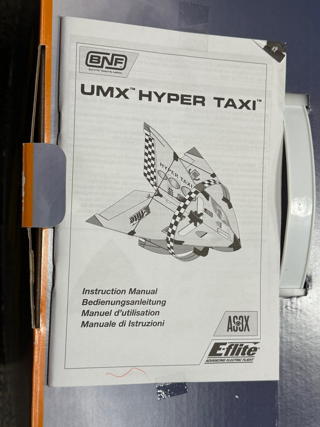 Rare Excellent Condition UMX Hyper Taxi Electric RC BNF Bind in Fly Airplane
