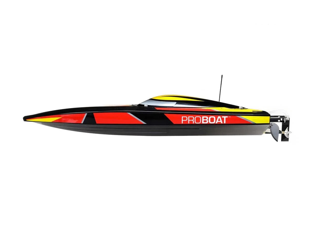 Pro Boat Sonicwake 36" Self-Righting RTR Deep-V Brushless Boat Black w/Spektrum