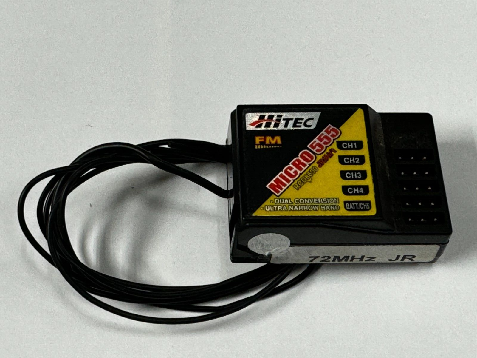 Excellent Hitec 555 Mico Positive Shift 72mhz RC Airplane Receiver JR Airtronics