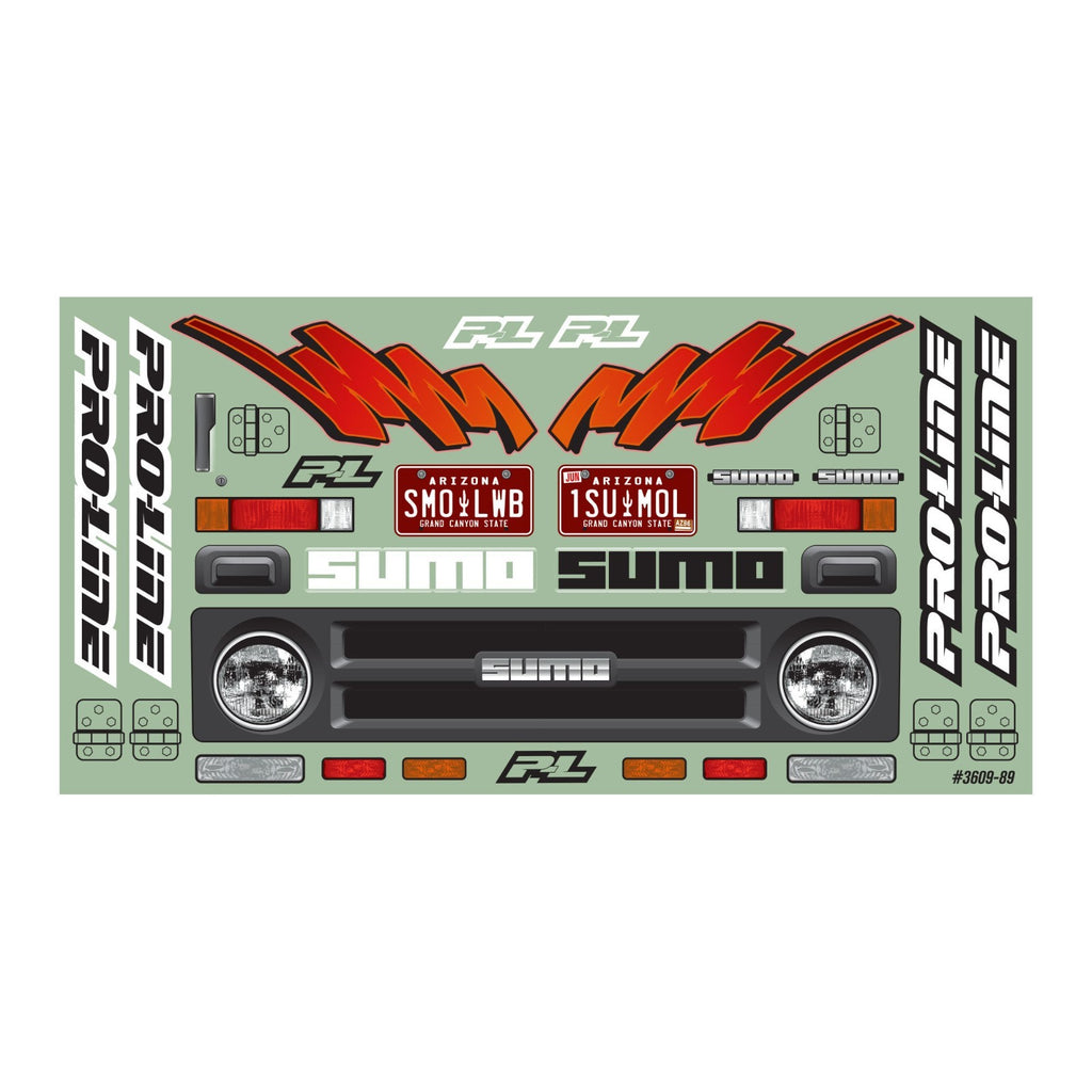 Pro-Line Racing 1/10 Sumo L Clear Body 12.3 Wheelbase Crawlers PRO360900