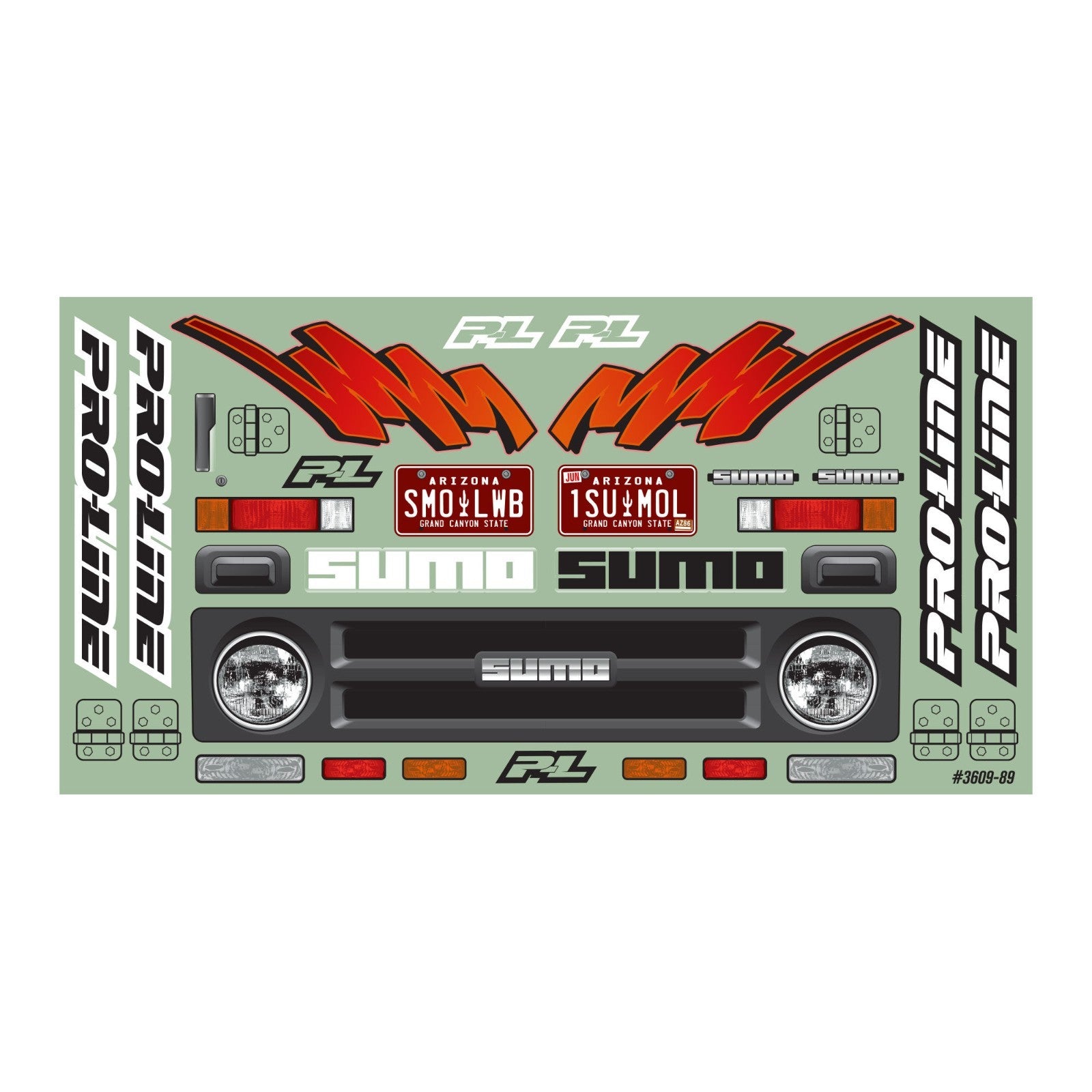Pro-Line Racing 1/10 Sumo L Clear Body 12.3 Wheelbase Crawlers PRO360900