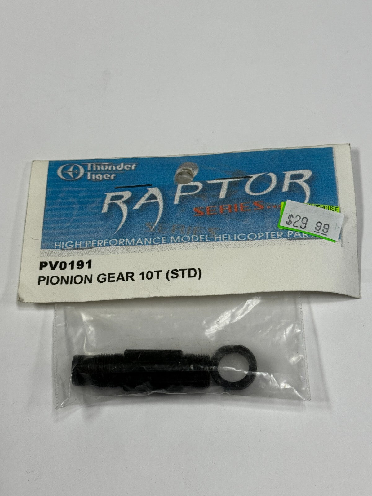 New Thunder Tiger TT RC Helicopter Raptor .60 .90 60 90 Pinion Gear 10T PV0191