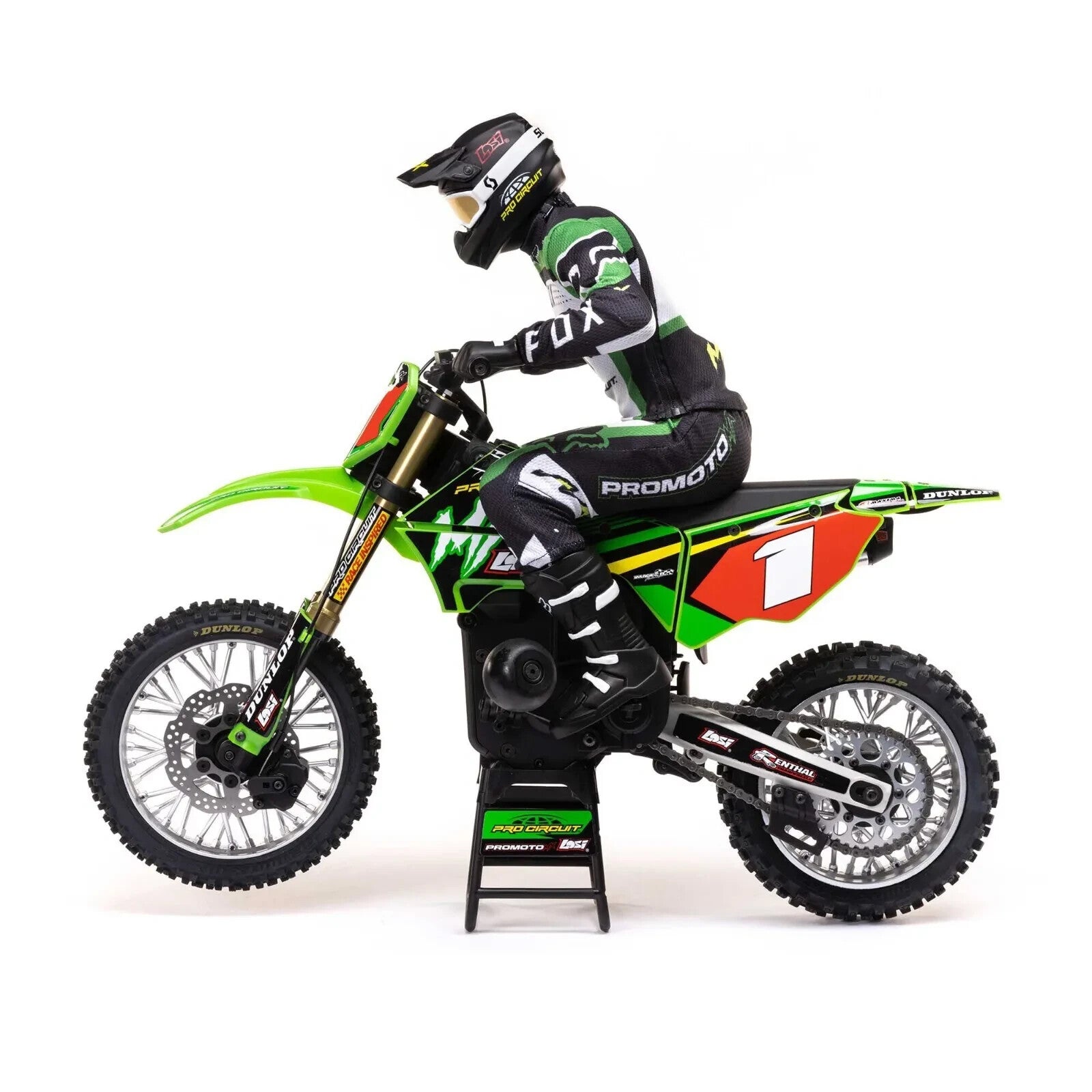 Losi Promoto-MX RTR 1/4 Brushless Dirt Bike (FXR) w/2.4GHz DX3PM Radio & MS6X