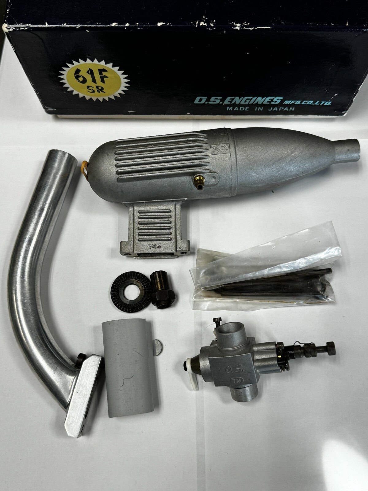 OS O.S. .61 61 FSR Two Stroke RC Remote Control Nitro Airplane Engine w/ Header