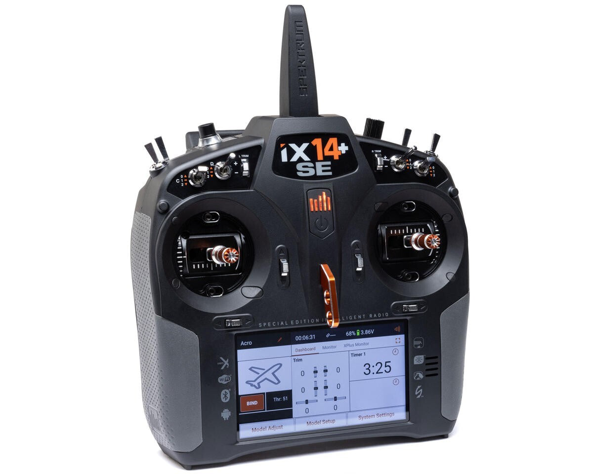 Spektrum RC iX14+ SE IX14SE 2.4GHz DSMX 20-Channel Transmitter SPMR14020