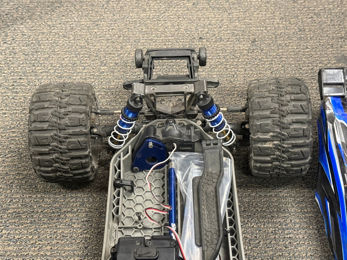 Traxxas Rustler 4WD 1/10 RC Stadium Truck Roller Chassis w/ Body and Wheels
