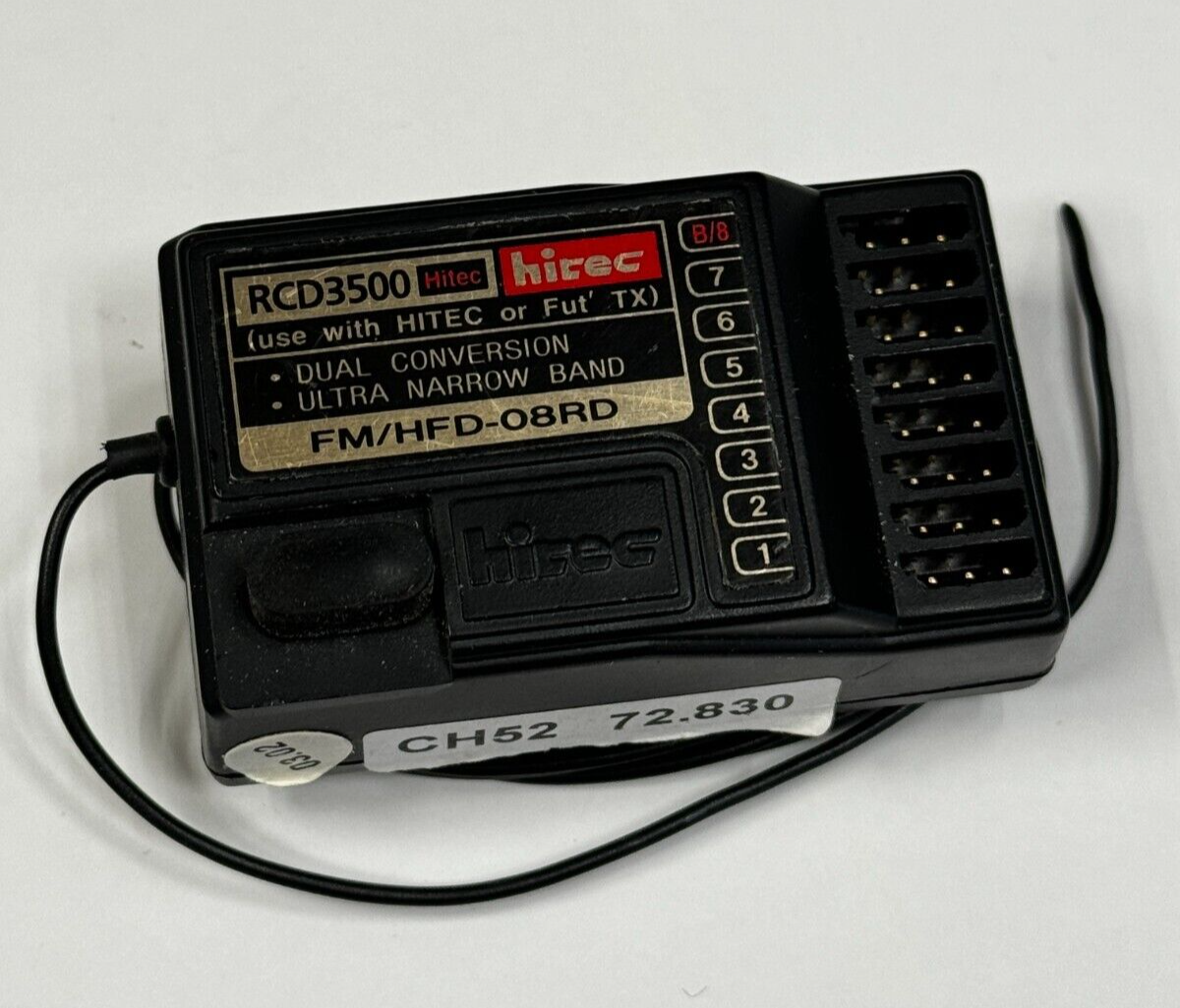 Excellent Hitec RCD3500 Negative Shift 72mhz RC Airplane Receiver : Futaba Hitec