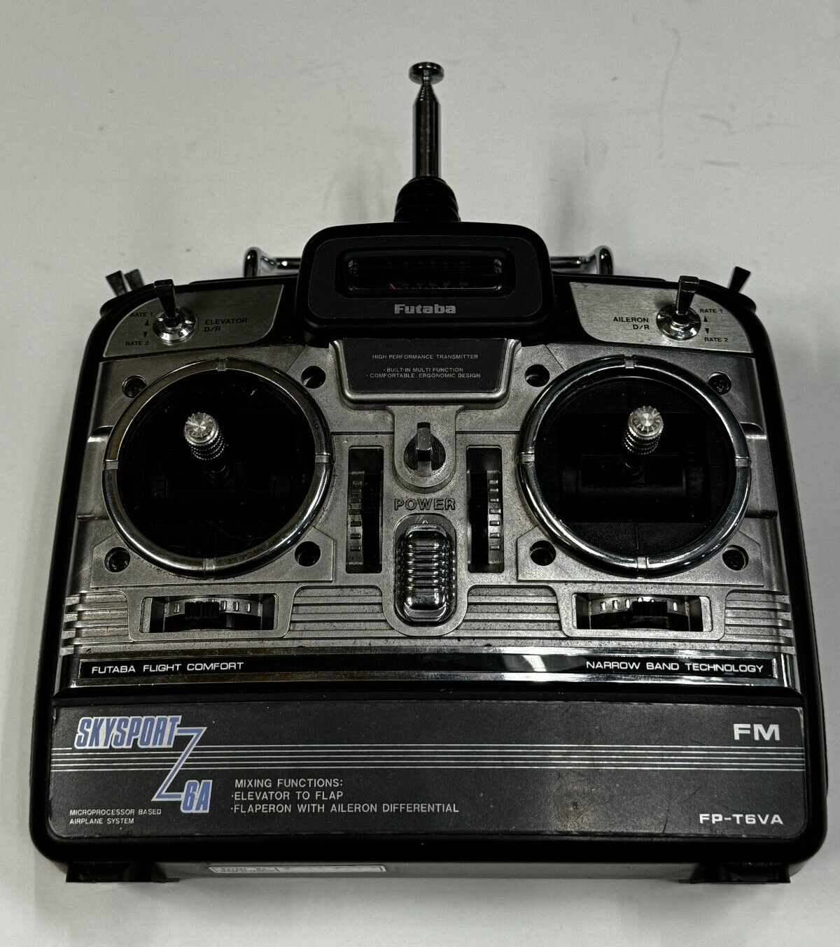 Nice Futaba 72mhz Skysport FM 6VA RC Remote Control Airplane Transmitter Ch 50