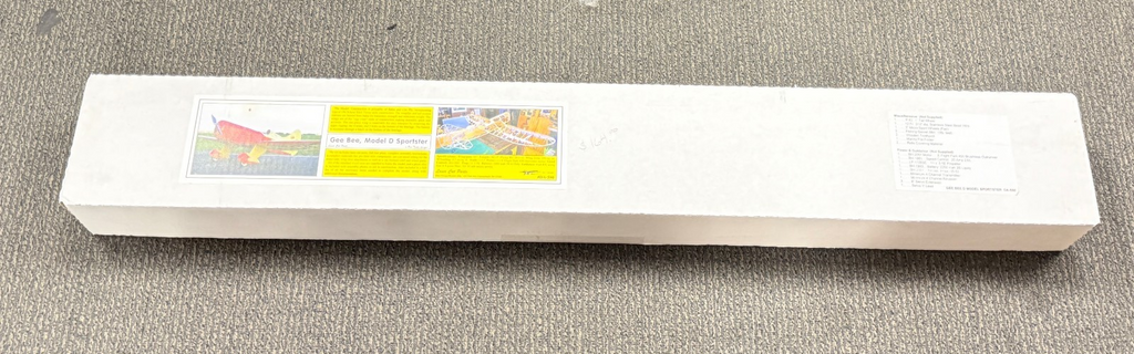 Brodak DA-590 Gee Bee Model D Sportster RC Airplane Balsa Kit Pat Tritle NIB