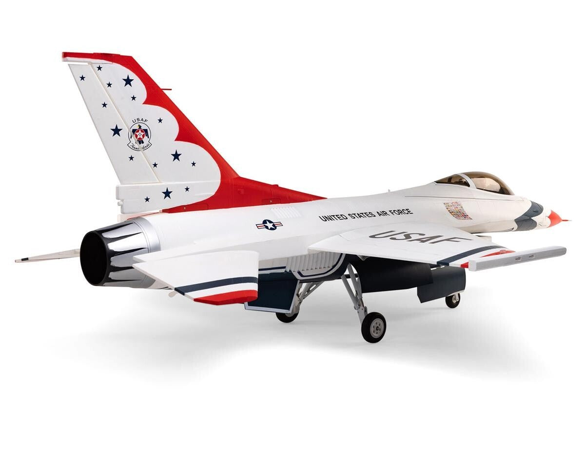 E-flite EFlite F-16 F16 Thunderbird 80mm BNF EDF Jet Airplane w/AS3X & SAFE