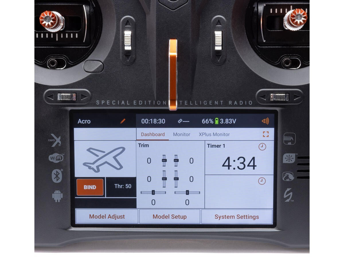 Spektrum RC iX14+ SE IX14SE 2.4GHz DSMX 20-Channel Transmitter SPMR14020