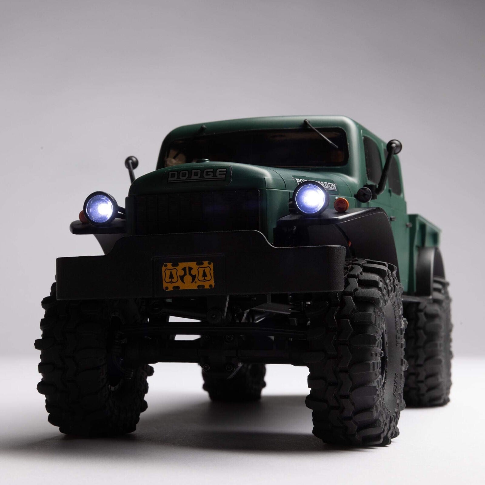 Axial AXI00007T2 1/24 SCX24 Dodge Power Wagon 4WD Rock Crawler Brushed RTR Green