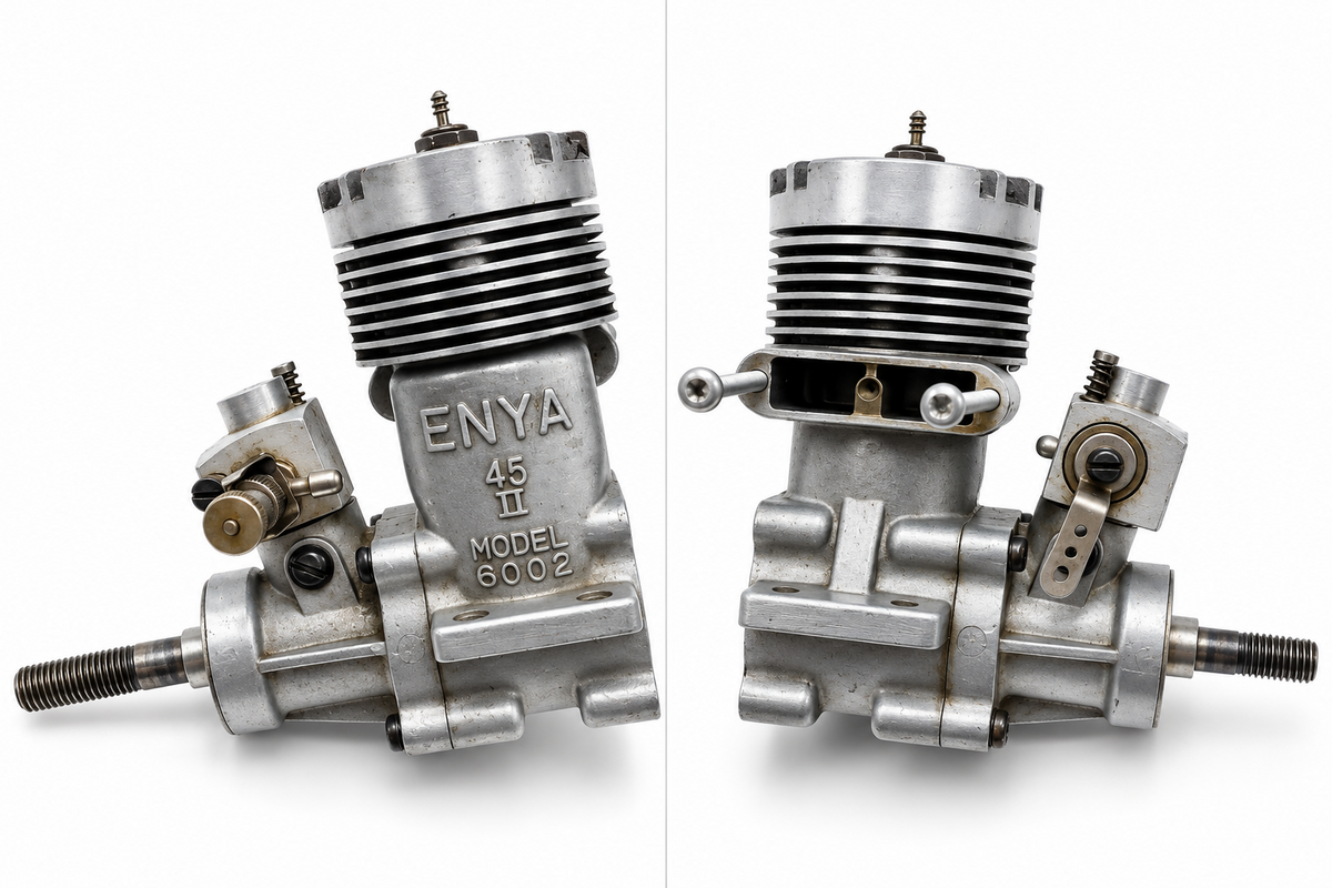 Enya .45 II 6002 Two Stroke Nitro RC Remote Control Airplane Parts Engine
