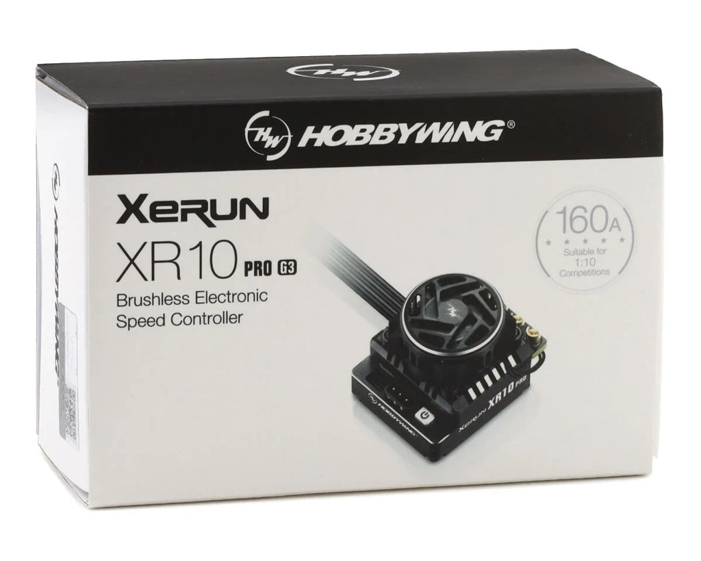 Hobbywing Xerun XR10 Pro G3 1/10 Scale 160A 160 Amp Sensored Brushless ESC