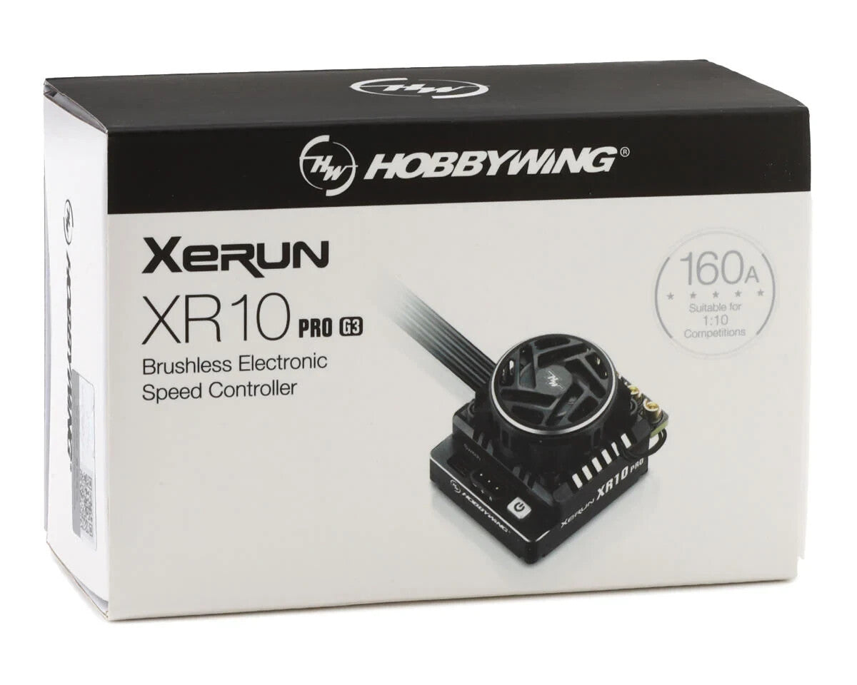 Hobbywing Xerun XR10 Pro G3 1/10 Scale 160A 160 Amp Sensored Brushless ESC