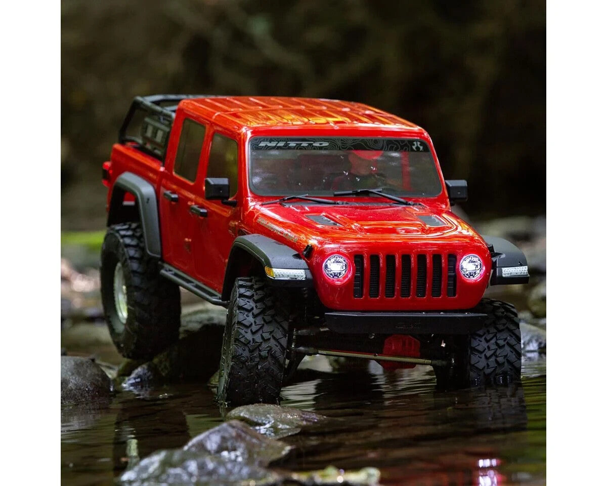 Axial AXI03006BT 1/10 SCX10 III Jeep JT Gladiator Rock Crawler RTR Red