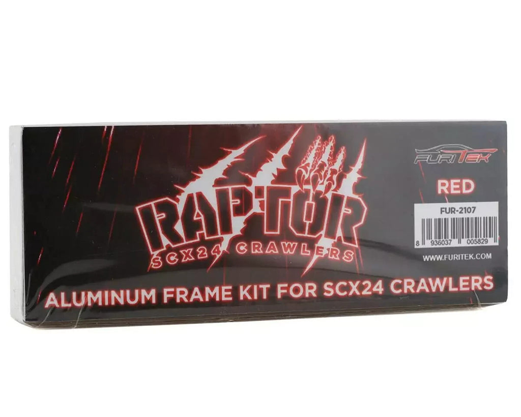 Furitek FRU2107 Furitek Raptor Aluminum Frame Kit Red Axial SCX24 FUR2107
