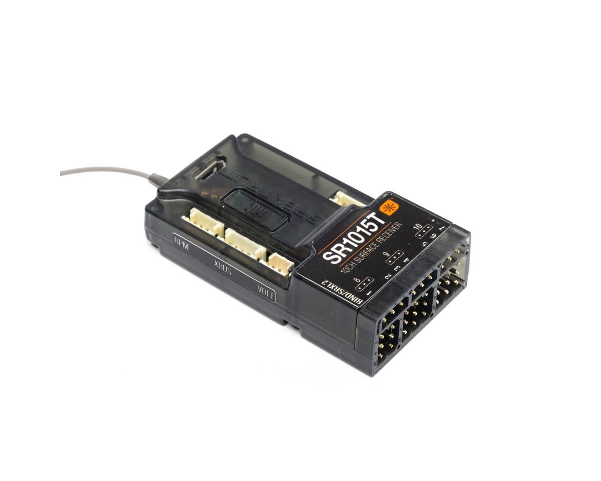Spektrum RC SR1015AT 10-Channel DSMR+ DSMR Surface Telemetry Receiver SPM-1055
